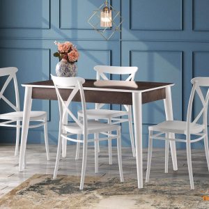 Happy Kitchen X Class Beyaz Masa & Sandalye